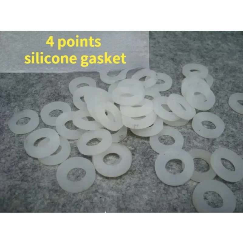 WZ-10pcs 4 points silicone gasket, sealing, silicone , water inlet pipe , hose joint gasket