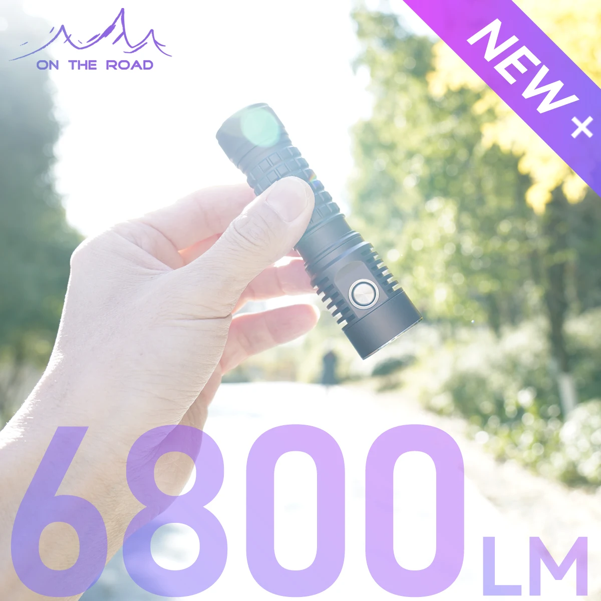 ON THE ROAD X4K Gen5 mini USB-C direct charging flashlight 21700 strong light long shot waterproof flashlight
