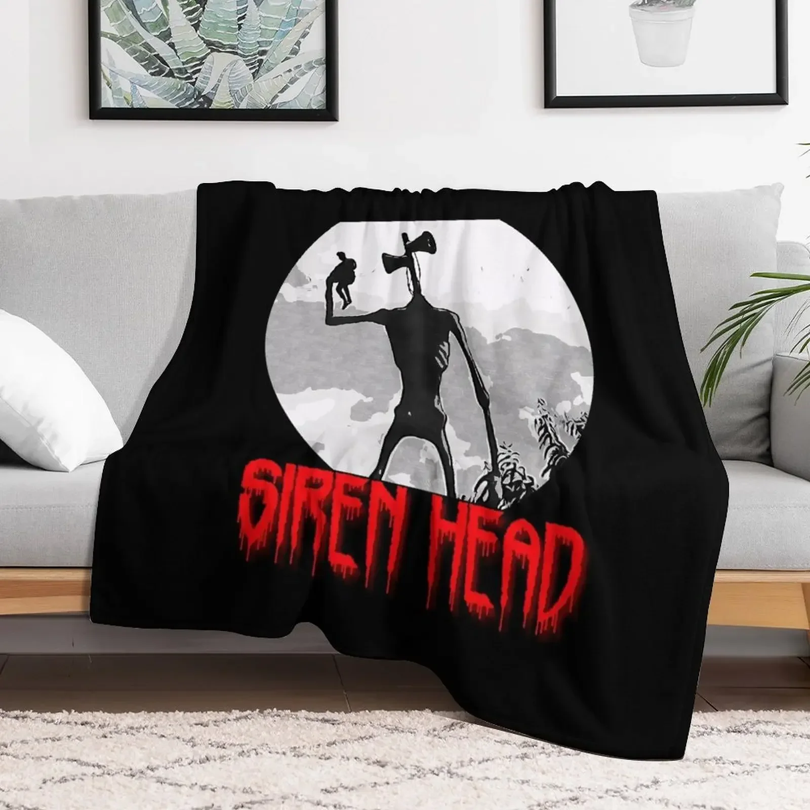 

Siren Head Throw Blanket Warm sofa bed Luxury Summer Blankets