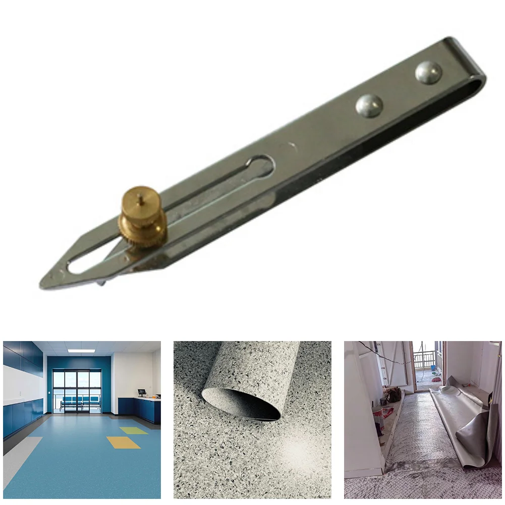 Metal Recess Scriber Tool For PVC Vinyl Flooring Installation Precision Cutting Fitting Device Home DIY Measuring Layout Tools