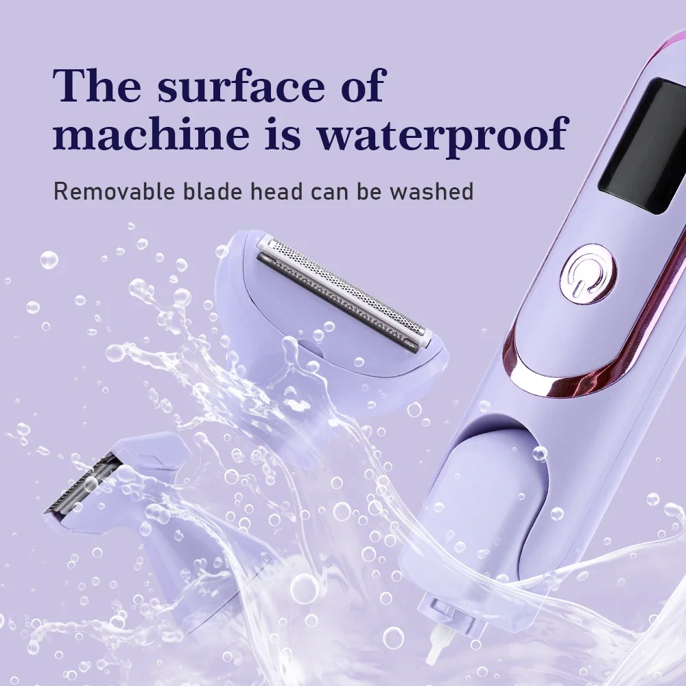 充電式 5 で 1 電気脱毛器女性のための脱毛器シェーバーかみそり眉毛脇の下ビキニ脚 Depilador Feminino T