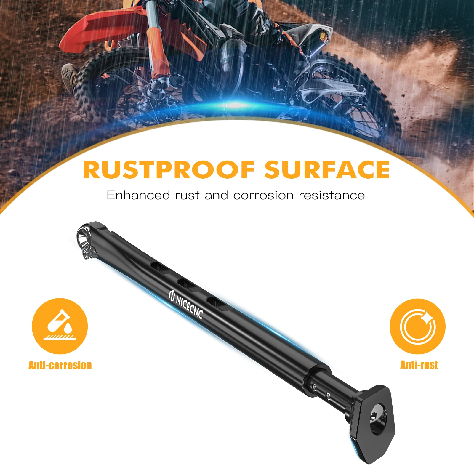 Verstellbarer Ständer für 2023 2022 KTM EXC 300 XCW XCF-W EXC-F 500 450 350 Husqvarna TE 300 FE 450 350 GasGas EC 300 EC 250 – Detail 5
