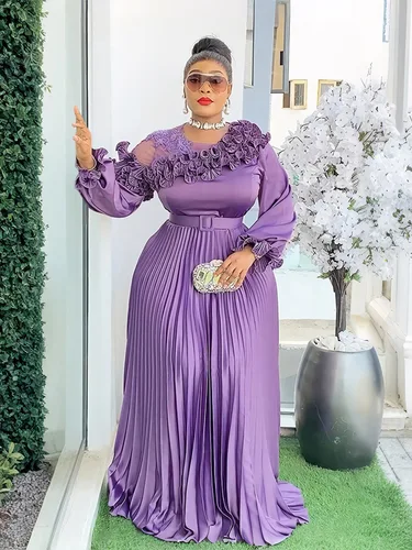 Ropa africana, vestidos africanos elegantes para mujer, vestido largo de fiesta de boda de talla grande para primavera 2025, trajes Dashiki Ankara, bata