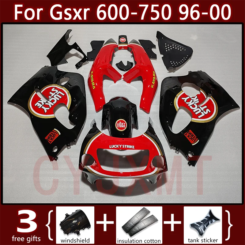 Motorcycle Bodywork Fairing for Gsxr600 Gsxr750 1996-2000 Body Fairings Kit Set Gsxr Gsx-r 600 750 96-00 Bodyframe Plastic Cover
