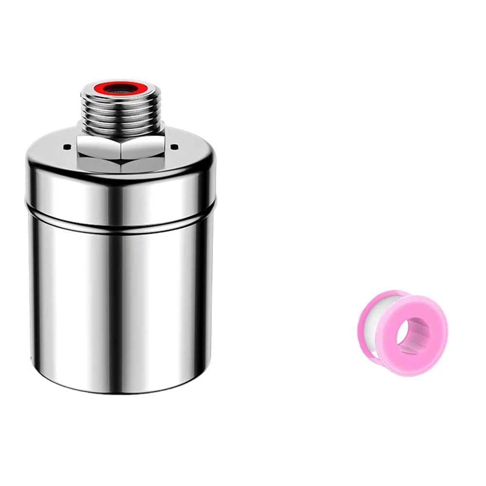 Float Valve with Adapter for Tanks Aquariums Ponds Swimming Pools Distillers and Livestock Troughs 304 Stainless Steel