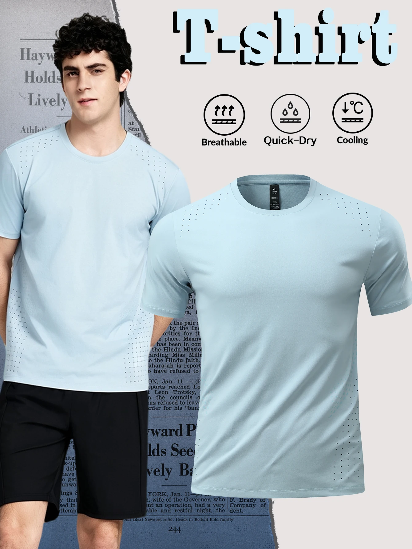 2026 Men High Quality Casual Short Sleeve T‑Shirt, Multi‑Color Optional Breathable Athletic Sport Daily Tops for Male