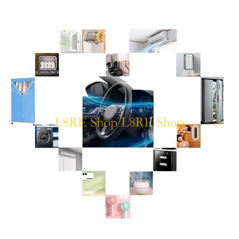 L8RE Plasma Air Cleaner для спальни и модуля негативного генератора ионов в гостиной