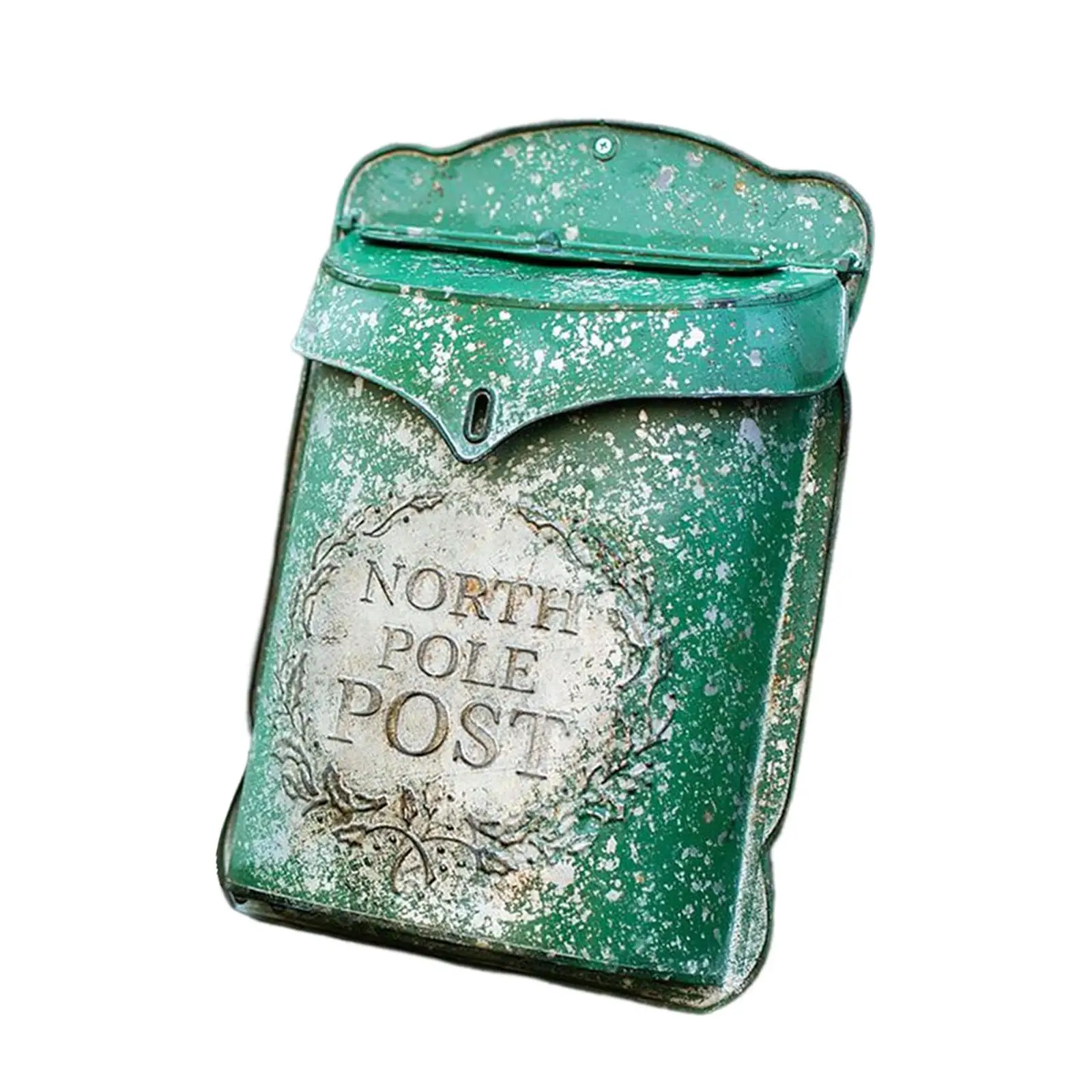 Retro Style Mail Box Supplies Ornament Iron for Magazines House Garden Office Envelopes