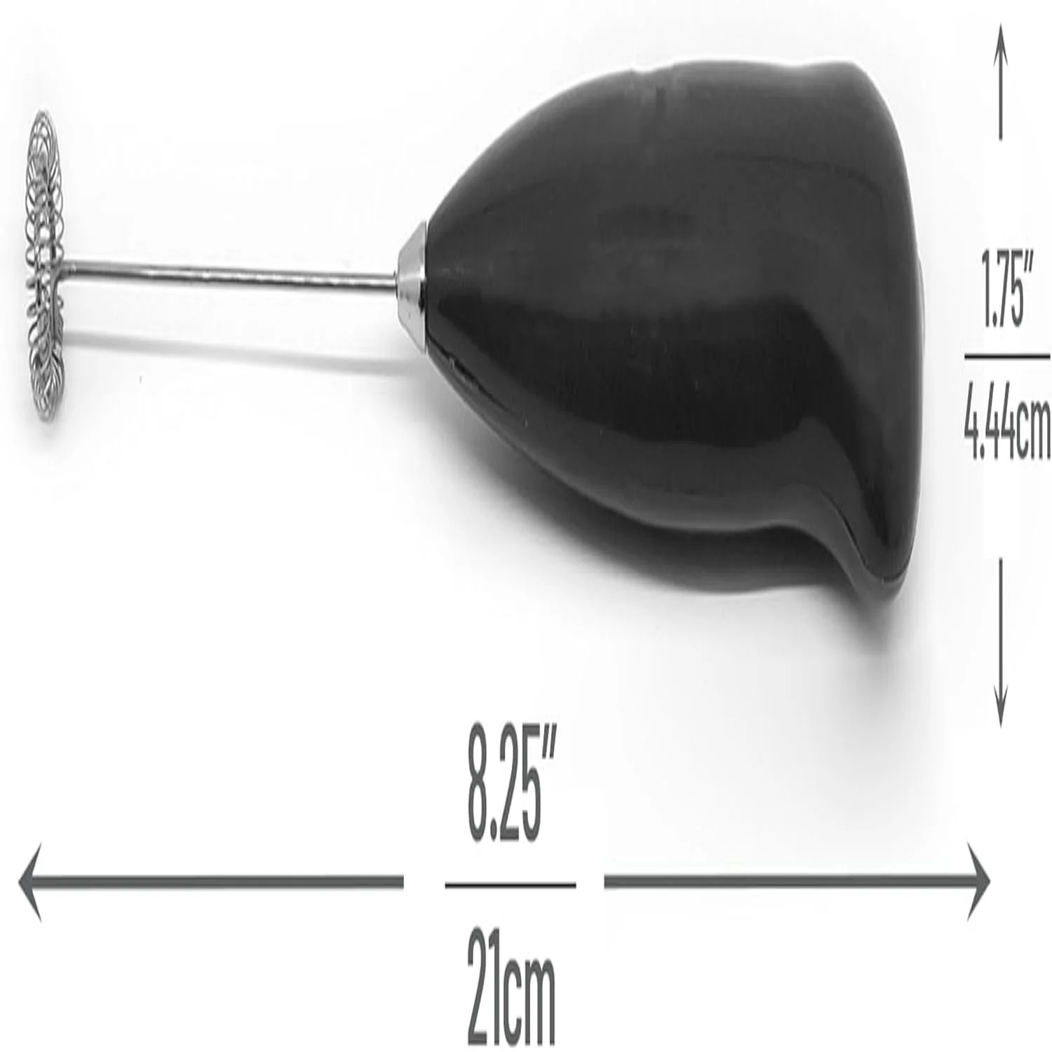 Вспениватель молока для латте, капучино, фраппе, матча - черный пенообразователь
