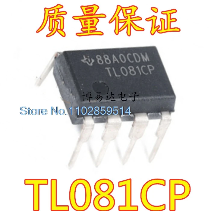 20PCS/LOT  TL081CP DIP-8 JFET