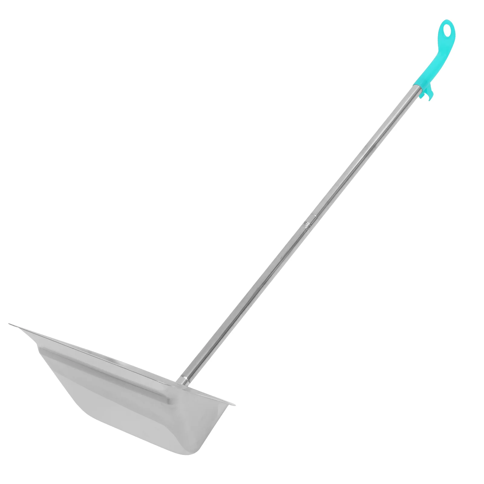 Stainless Steel Dustpan Whisk Broom Detachable Household Upright with Long Handle Plastic Office Child Cleaning Home for