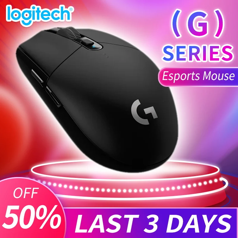 Беспроводная проводная игровая мышь серии Logitech (G) для ноутбука, механическая мышь для киберспорта G102\G203\G304\G305\G402 модель
