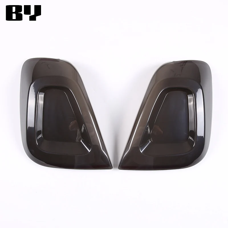 for Fiat 500 2016-2024 ABS Smoked Black Rear Tail Light Decorative Cover Sticker Car Accessories