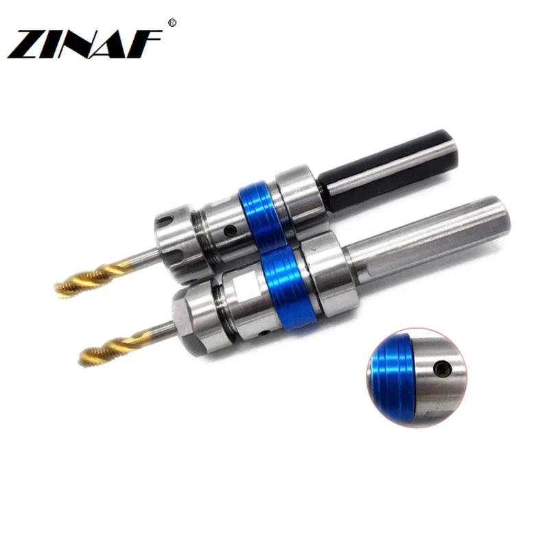 Imagem -02 - Telescópico Tap Chuck para Cnc Torno Tap Proteção Switch Torque Tapping Holder Ter20 Ter25 Er20 Er25 D20 25