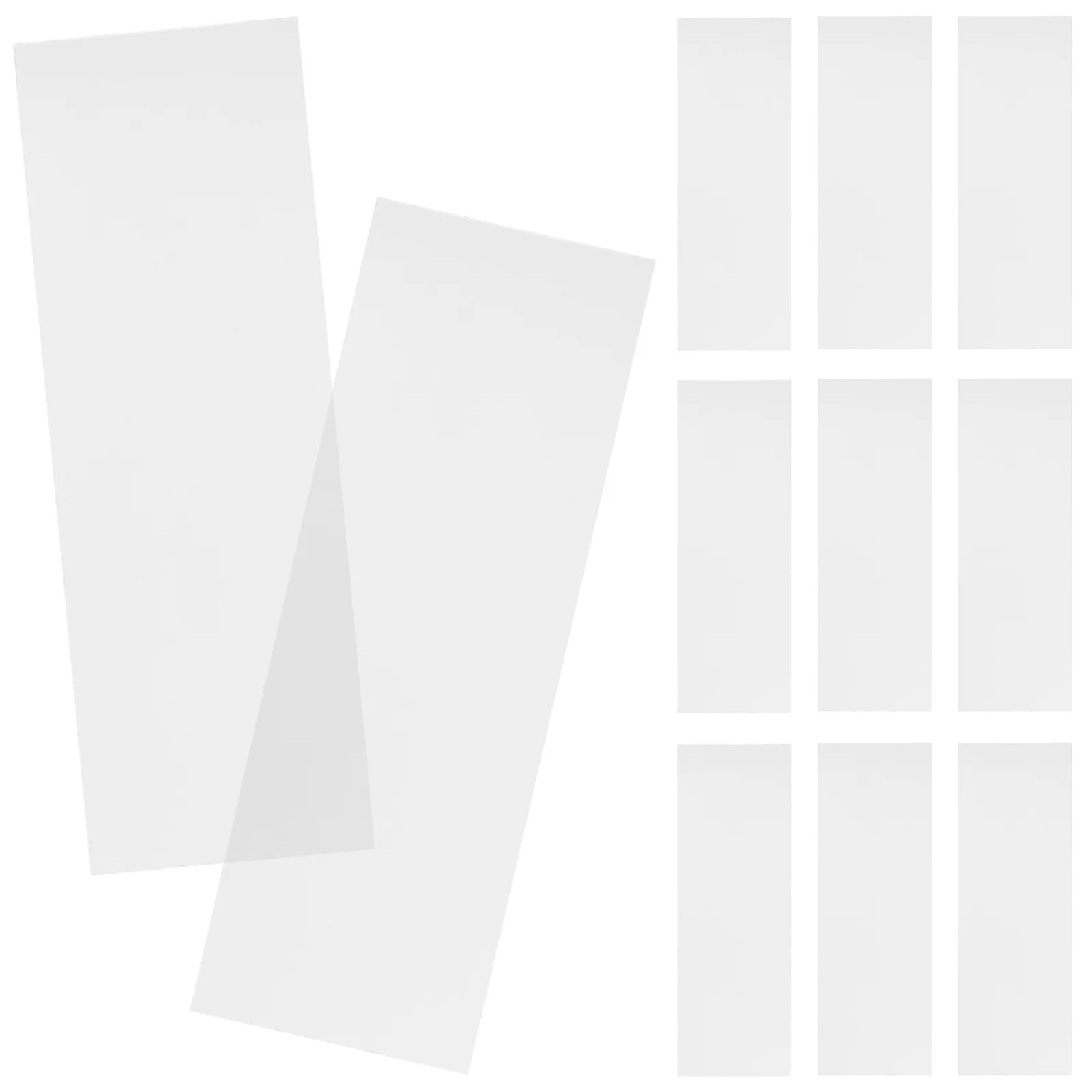 

100Pcs Blank Glass Microscope Slides Clear Optical Slides for Insect Plant Tissue Observation Biological Education Props