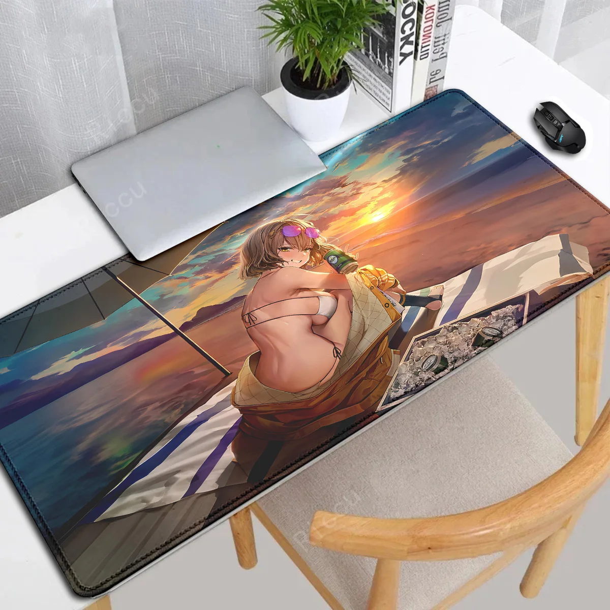 Goddess Of Victory NIKKE Anime Girl Large Computer Gaming Accessories mousepad Desk Mats Anti-slip Laptop Soft Mice mouse pad