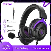 EKSA E900 Wired Gaming Headphones for PC 3D Stereo Surround Sound Gamer Headset with Microphone Gaming Earphone for XBOX/PS4/PS5