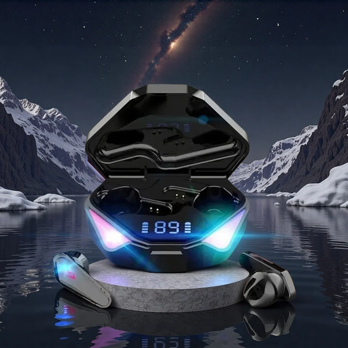 جديد TWS سماعات بلوتوث سماعات ألعاب لاسلكية 65 مللي ثانية الكمون المنخفض سماعات أذن Fone ألعاب سماعة ألعاب مع هيئة التصنيع العسكري Handfree #1