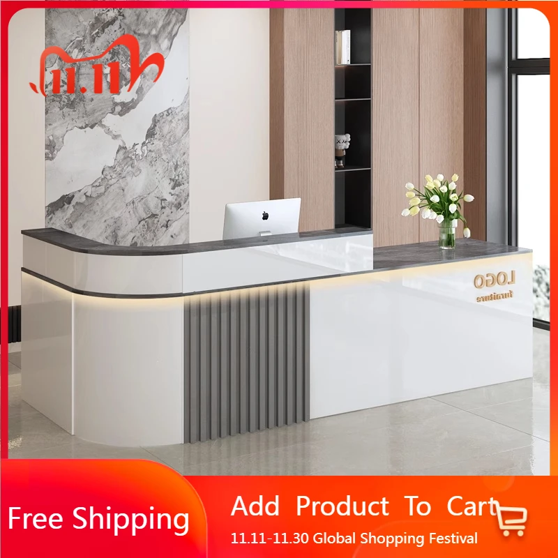 

Minimalist Design Reception Desks Modern Shop Beauty Hotel Bar Luxury Reception Desks Restaurant Escritorio Lounge Furniture