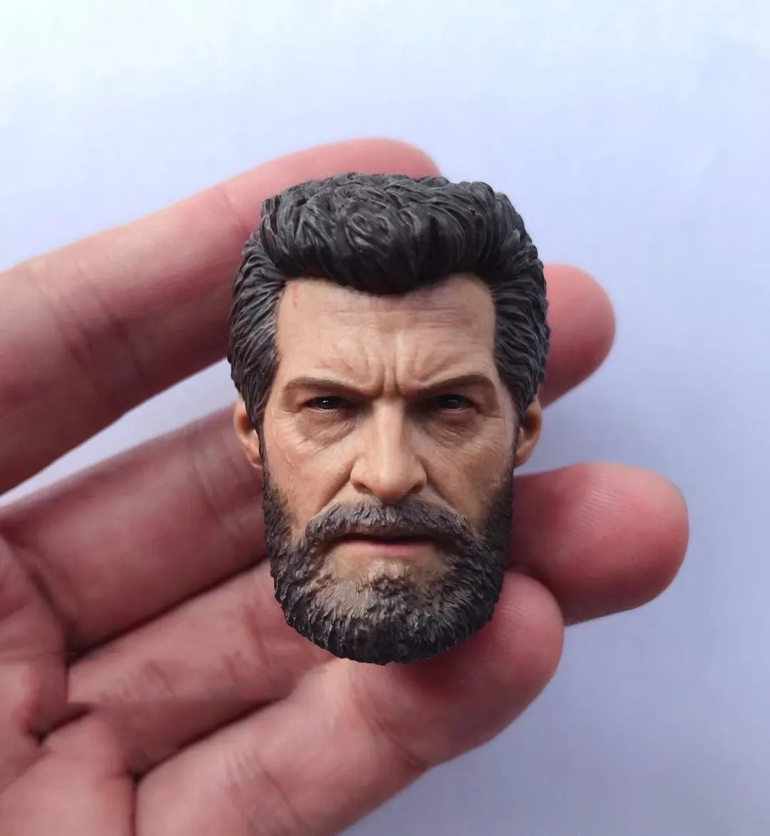 Hugh Jackman Soldier 1/6 Male Head Sculpture Carving 1:6 Toys Model toys  Fit Action Figure Body Hobbies Soldier Collection