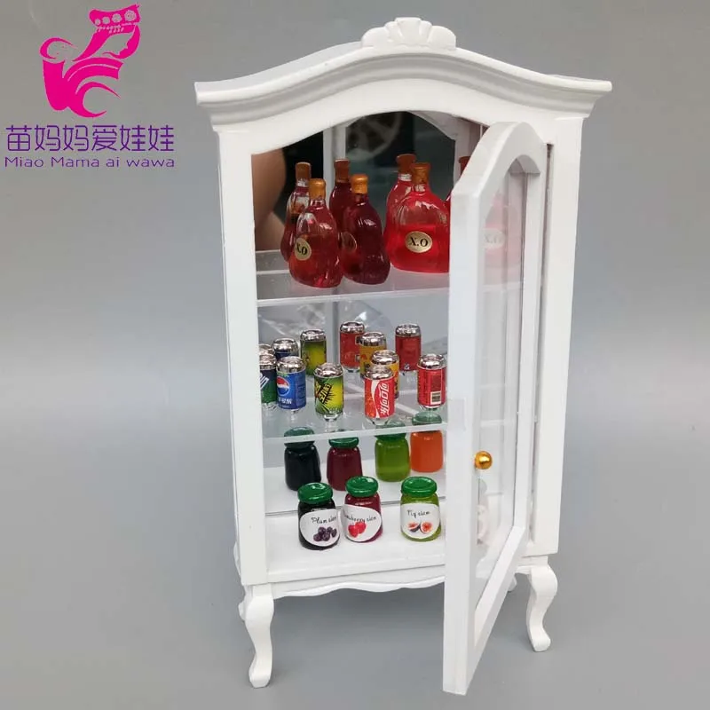 1/12 Doll House Mini książka pokój meble do salonu akcesoria regał wyświetlacz w stylu europejskim szafka z oknami