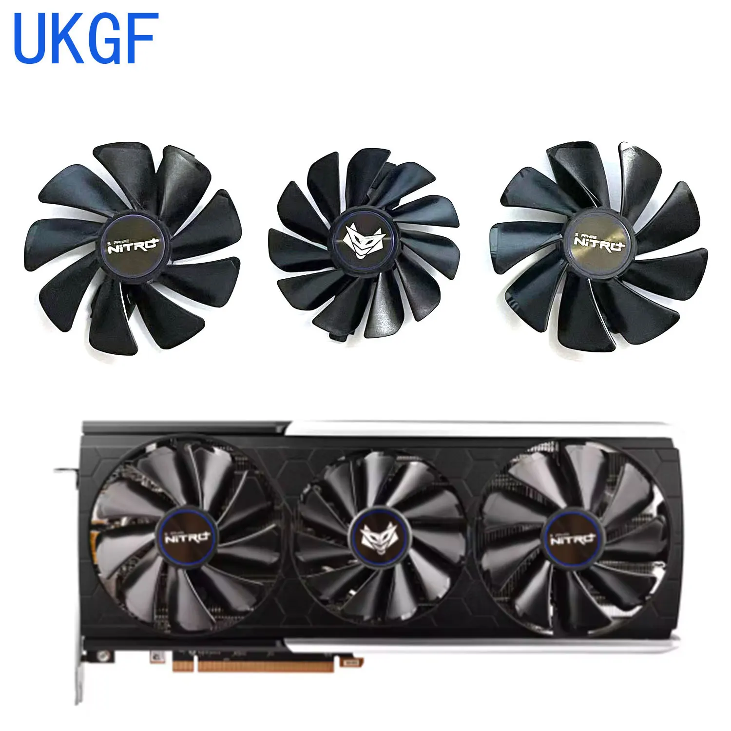 

Original FD10015M2D FDC10H12S9-C 95MM 85MM 6PIN for Sapphire Rx 5700 5700XT 8GB Nitro + Special Edition Graphics Card Fan