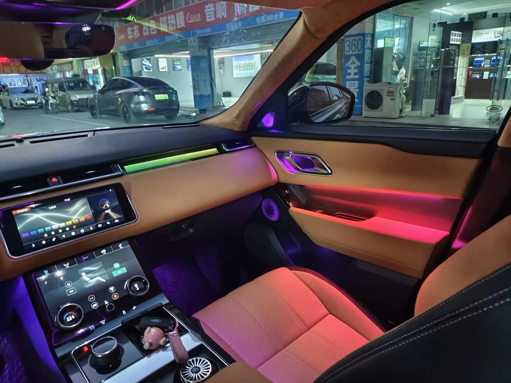 10 Colors For Land Rover Range Rover Velar 2017-2025 Ambient Light Car led Ambient Light Car Decoration Atmosphere Lamp
