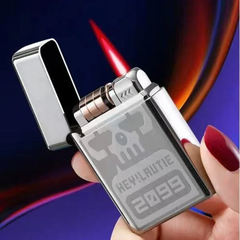 Gas Lighters Are Popular, Creative Forward Roll Ignition, Windproof, Electronic Induction Direct-induction Lighters