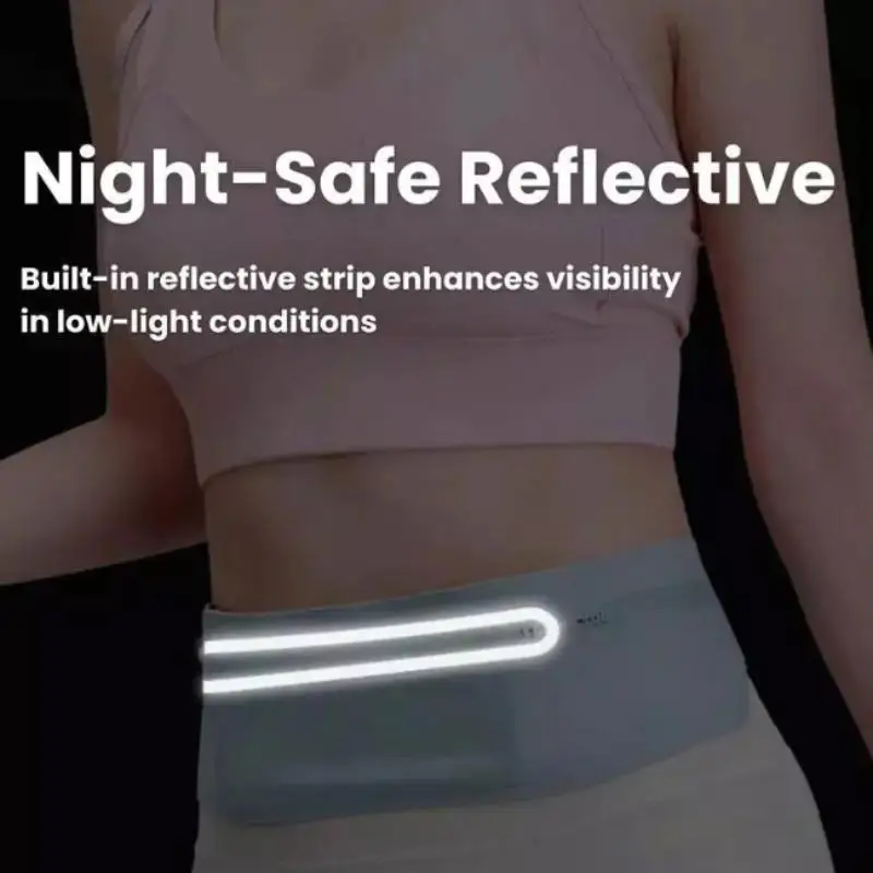 Seamless Fashion Sports Waist Bag High Capacity Running Belt Outdoor Travel and Exercise Fanny Pack