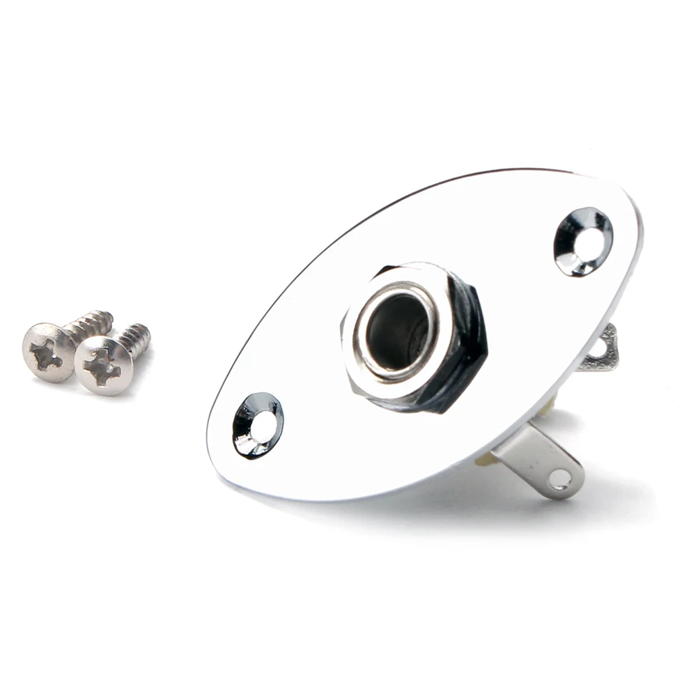 

Socket Hole Electric Guitar Output Jack Plate Accessories Hardware Accessory DIY Parts