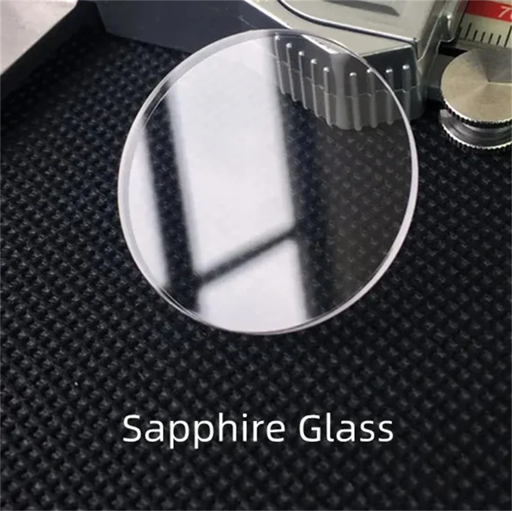 Luxury Watch Sapphire Glass 1.2mm Thickness Double Sided Flat Sapphire Watch Crystal Clear Round Glass 28mm-37.5mm Diameter