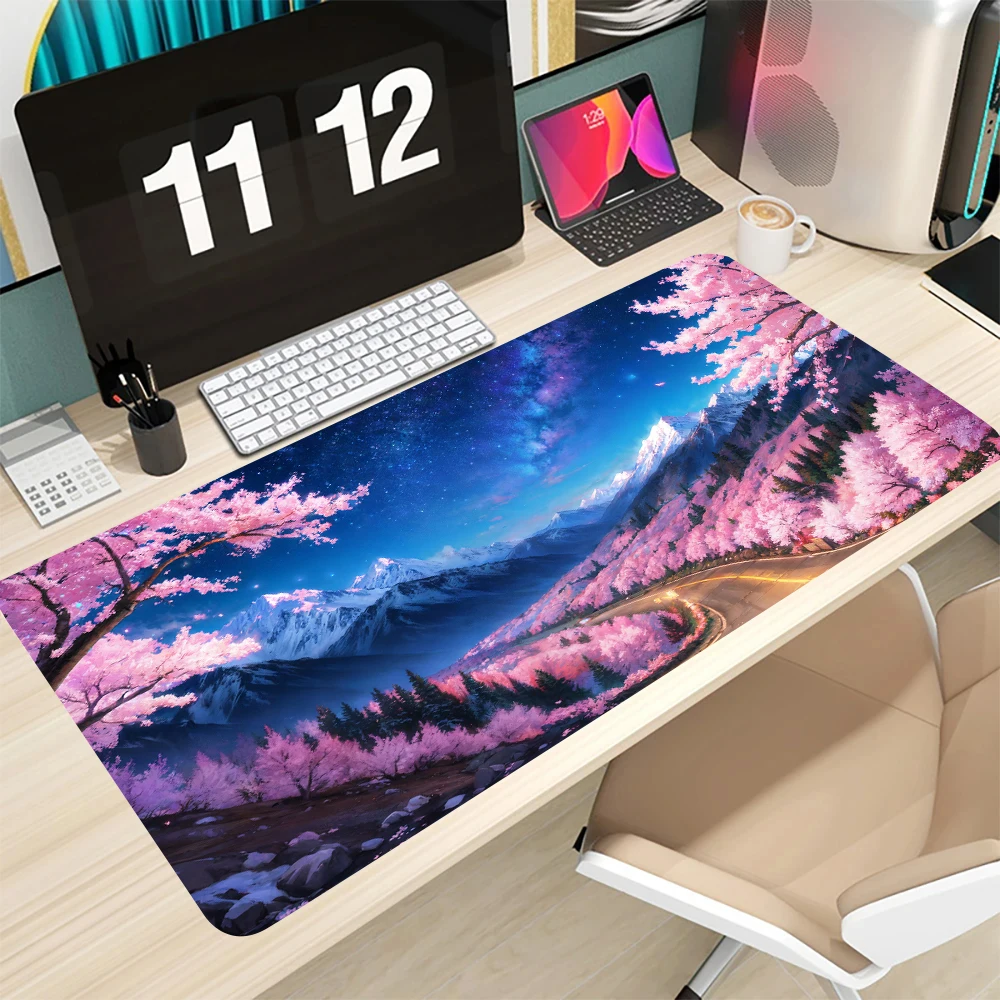 Mouse Pads for Deep Forest Firewatch Laptop Gamer Mousepad Gaming Mouse Mats Large Locking Edge Keyboard Mousepads Long Desk Mat