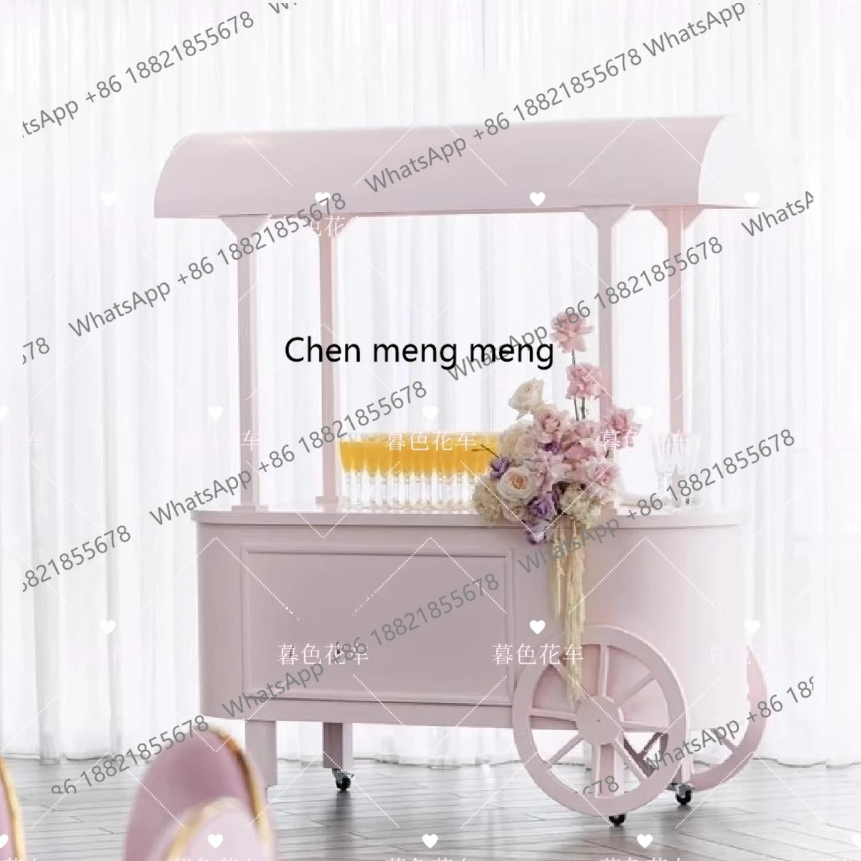 Iron float stall outdoor mobile float market stall snacks cold drink car