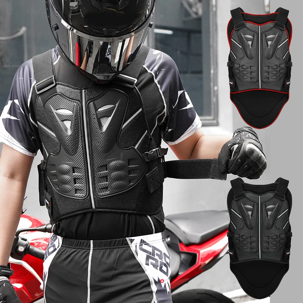 Motorcycle Armored Off Road Motorcycle Protective Vest Anti Fall Anti Collision Vest Outdoor Riding Protection Elbow Protector
