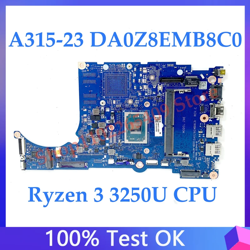 高品質マザーボードDAZAURMB8C0エイサーaspier A515-45ノートパソコンのマザーボードw/ryzen 3 4300U cpu 100% 完全なテスト