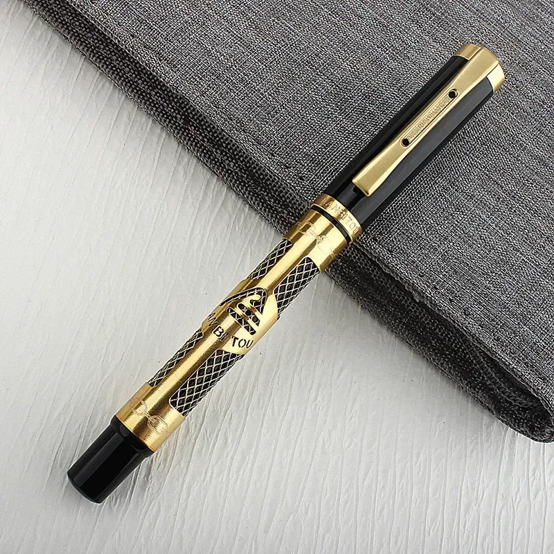 

Luxury Metal 2033 Ball-point Pen 0.5MM Nibs Gel Pen Rollerball Pen for Business Office School Writing Supplies High Quality