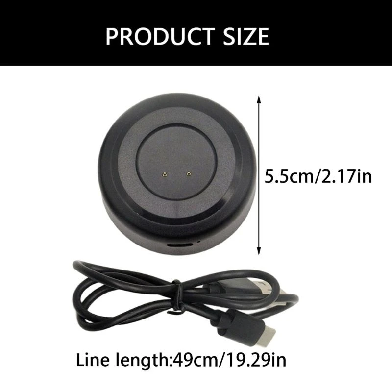 موصل مغناطيسي فعال ساعة ذكية شحن سريع شحن سلك سلك محول الطاقة مناسب لأجهزة DW99/CDS9/CD99 H05A