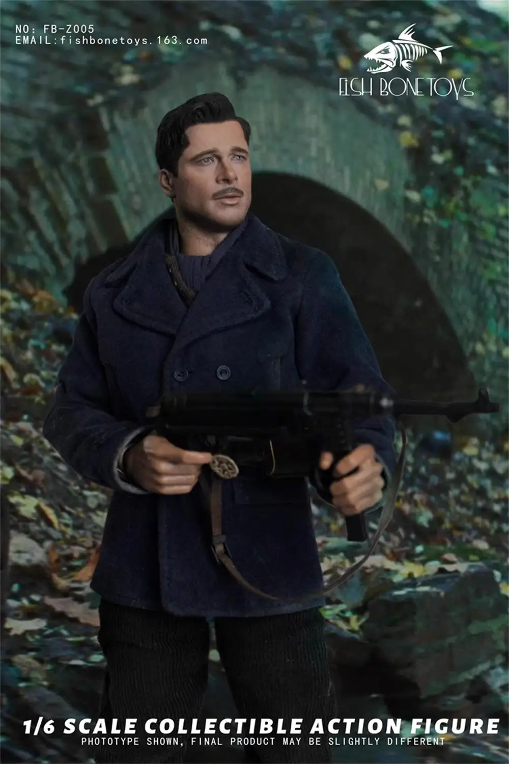 1/6 ปลา BONETOYS FB-Z005 ทหาร Series Guy Brad Pitt คลาสสิก Spy ฟิล์มชุด Action Figure ของขวัญสําหรับแฟนๆรวบรวม