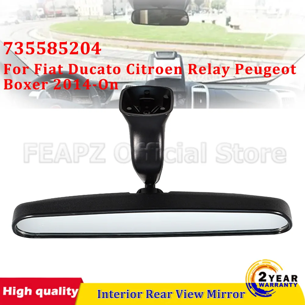 

735585204 For Fiat Ducato 250 Citroen Relay Peugeot Boxer 2014-On 1Pc Car Inner Interior Rear View Mirror Car Accessories