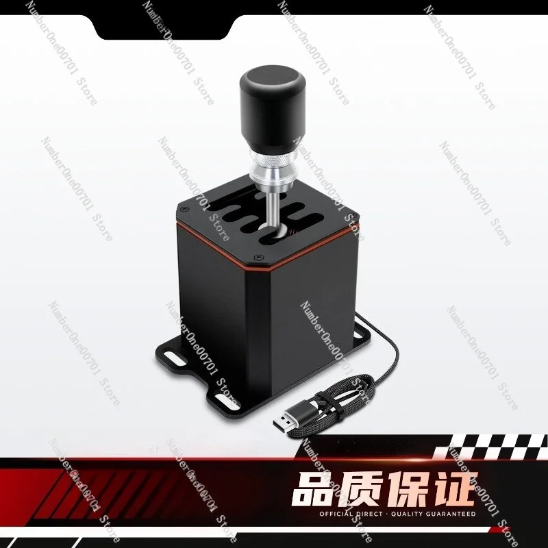 Magnetic USB Gear Shifter H Pattern Sequential Shift Lever with Handbrake for Euro Truck Racing Simulator Gaming