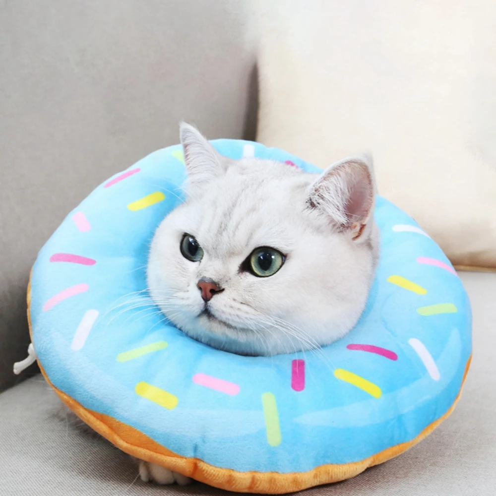 

Pet Cat Elizabeth Circle Collar Protection Doughnut Collar for Cats Puppy Neck Protective Cover Small Dog Kitten Pet Supplies