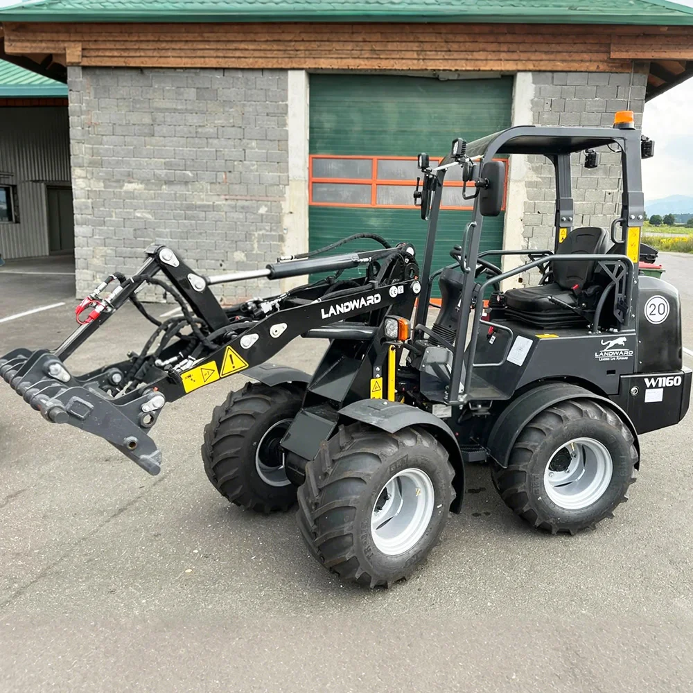 Image of Großhandel 4x4 Mini-Radlader im Europäischen Stil für Landwirtschaftliche Nutzung Kompakter Lader Knickgelenkter Kleinlader CE Mini-Lader 2500kg Anpassbar