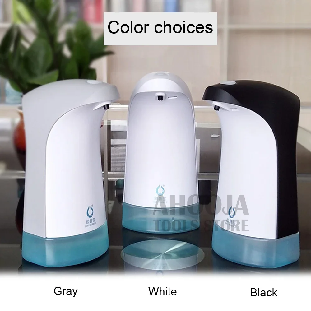 

380ML Automatic Liquid Soap Dispenser Smart Sensor Touchless Detergent Shampoo Dispensers Bathroom Kitchen Soap Bottle