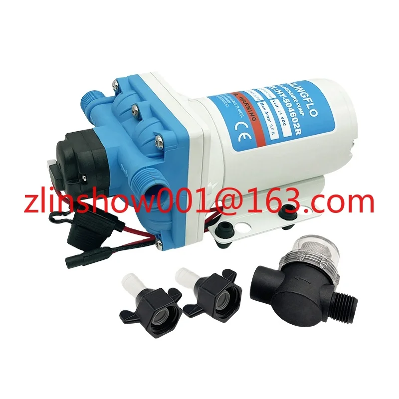 

24V HY-304552R 7.6LPM/45PSI Pump for RV Plumbing Trailers Motor Homes RV Fresh Water Pump