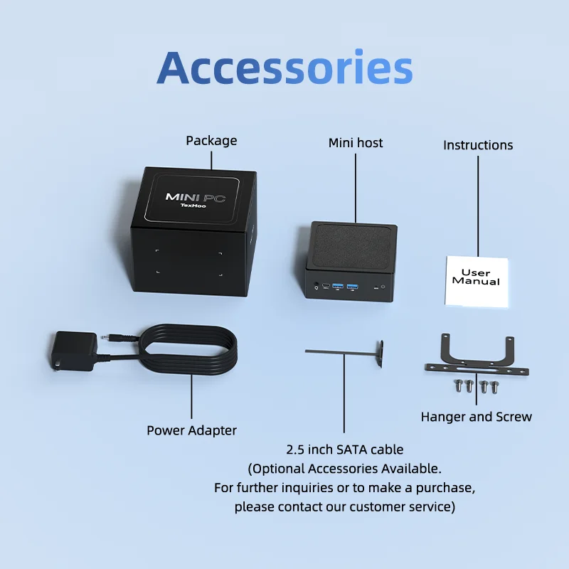 Aittact Mini PC Intel Alder Lake N100 Windows 11 Pro DDR4 PCIe M.2 SSD USB3.2 Dual HDMI Desktop Gaming Computer Mini PC Gamer