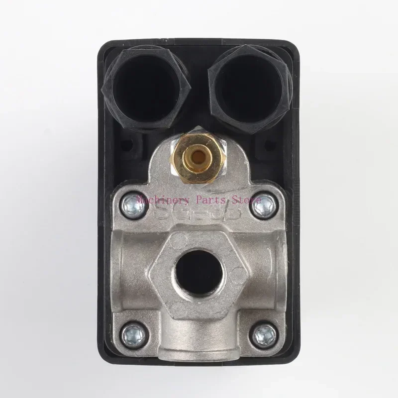 220V Heavy Duty Air Compressor Pressure Switch Control Valve Automatic Trip 90-125PSI 1/4 Port for Small Compressing Machine