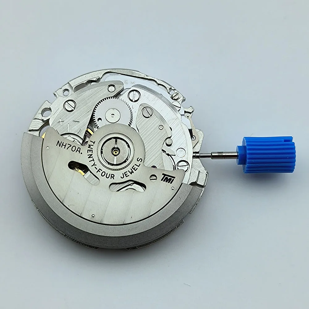 Movimiento NH70 de 3 en punto, esqueleto de movimiento automático mecánico para relojero, piezas de repuesto para reparador de relojes