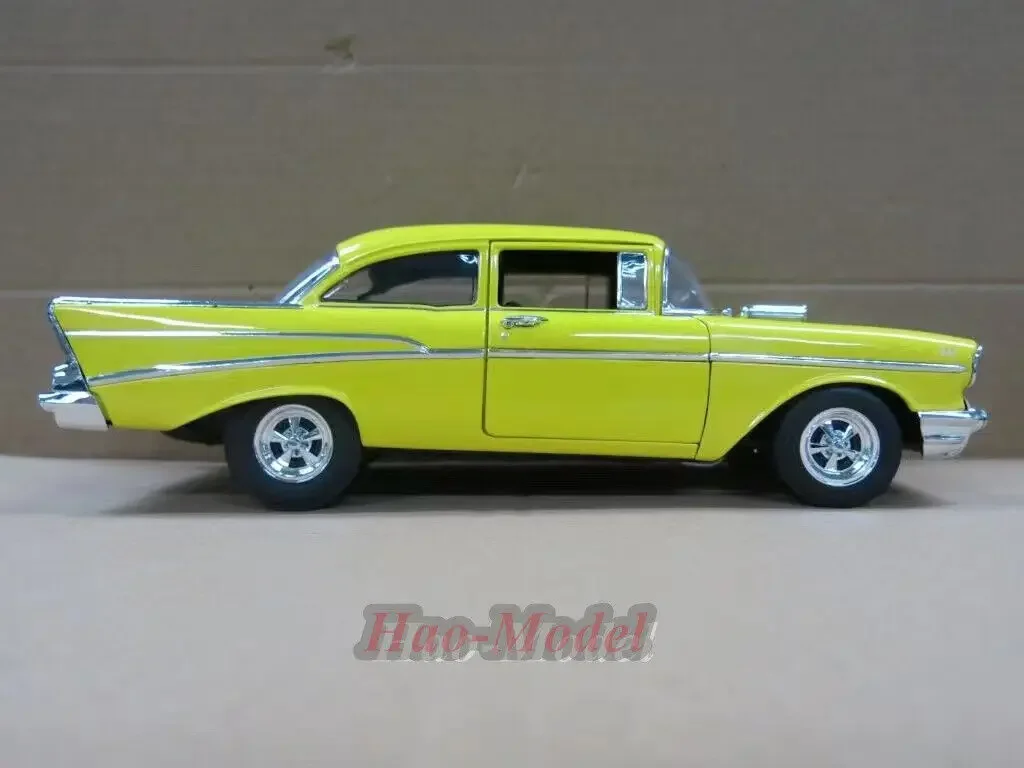 ACME 1/18 สําหรับChevrolet Bel Air-Hamilton 1957 Alloy Diecastรถจําลองรุ่นของขวัญวันเกิดงานอดิเรกจอแสดงผลคอลเลกชันเครื่องประดับ