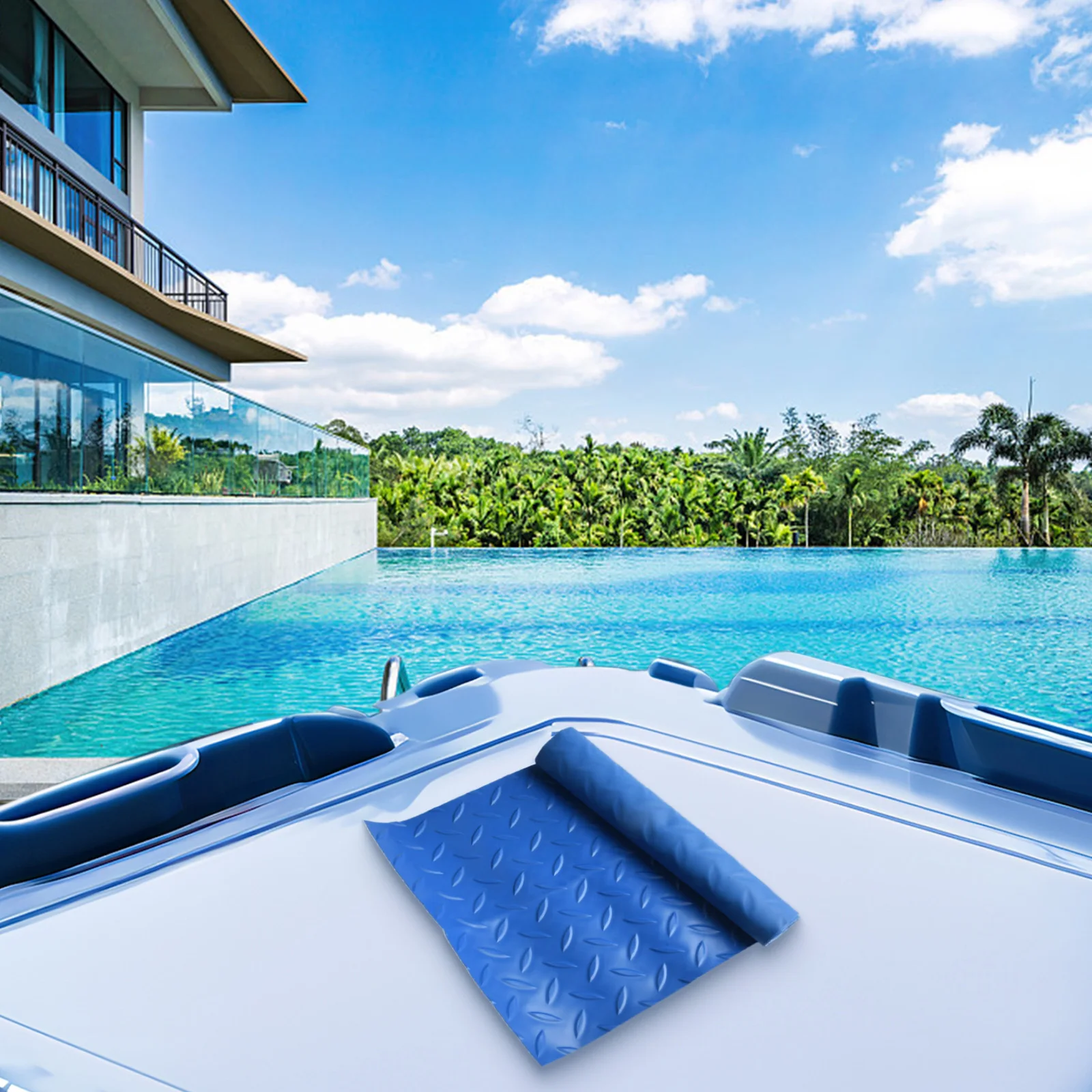 

Коврик для лестницы бассейна из ПВХ, защитный, противоскользящий, с текстурой, 60*23см, 90*23см, 90*40см, 90*60см, для улицы