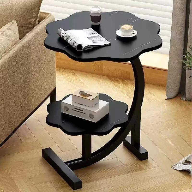 for Home Lace Cream Style Small Coffee Table Bedside Table Living Room Sofa Side Table Rental Room Simple Small Furniture